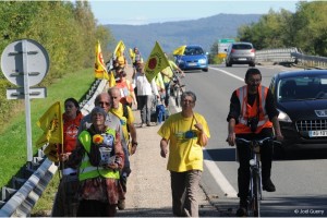Marche des réfugiés du nucléaire, St Vulbas